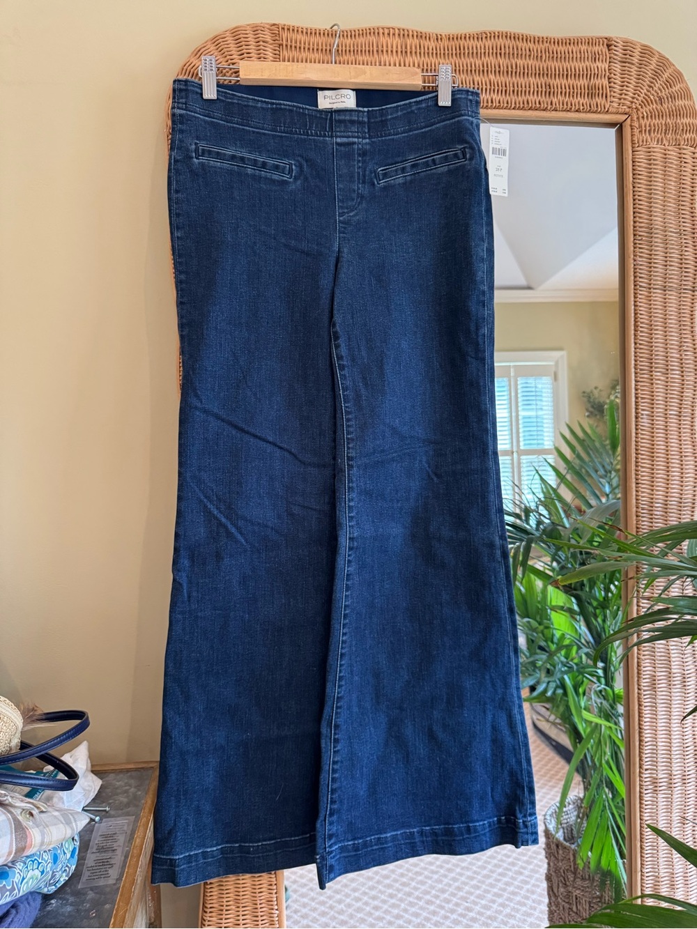 NWT - Anthropologie Pilcro Indigo Wide-Leg High-Rise Jeans